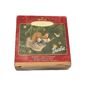 Vintage Barbie 2001 Hallmark Angel Ornament